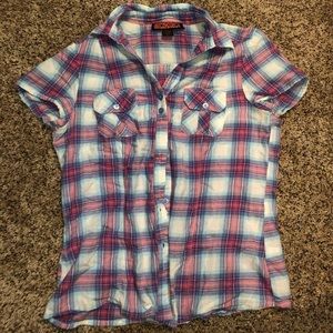 Button-Up Short Sleeve ☆